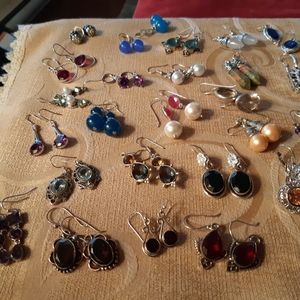 40 pairs fashion dangle earrings